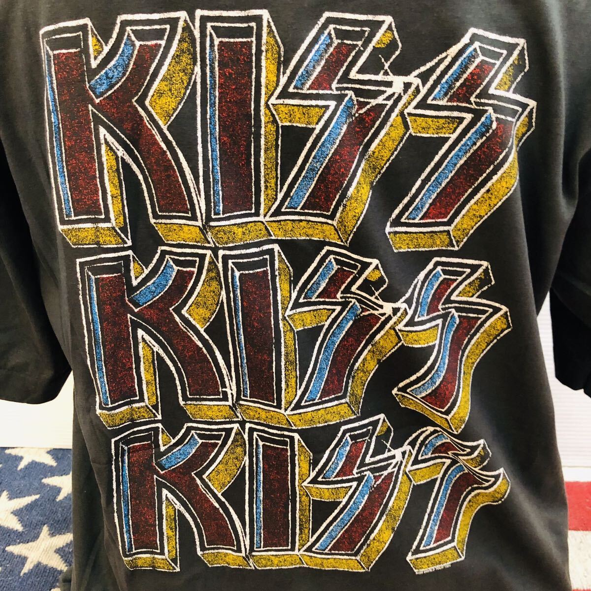 70年代バンド　キッス　KISS XL バンドTシャツ　ロックTシャツ_画像5