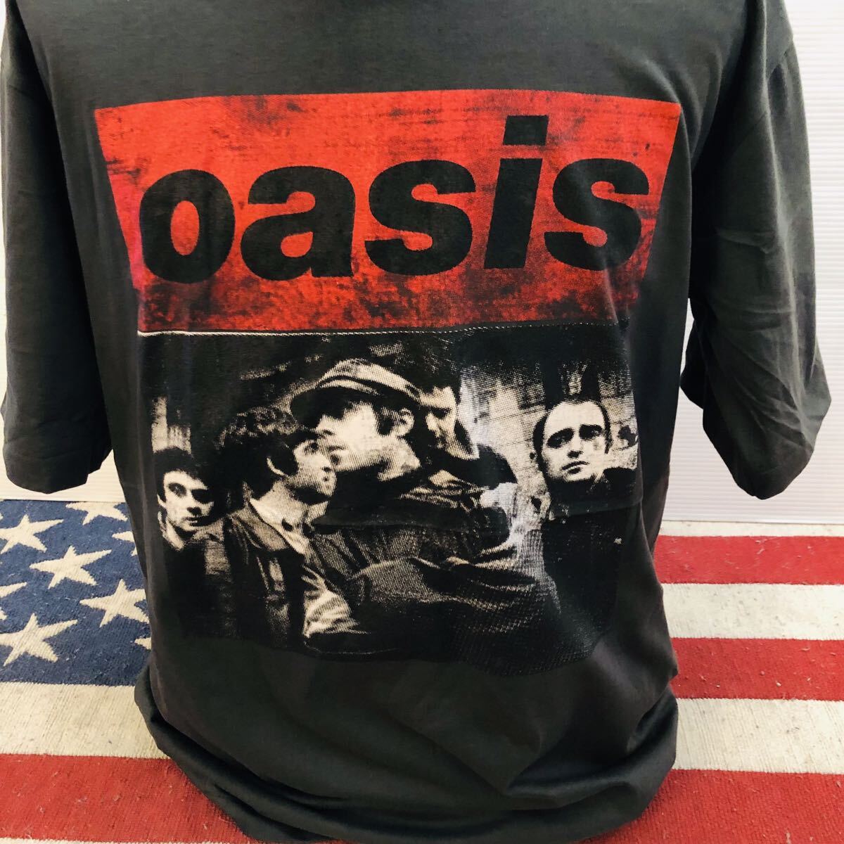 90年代バンド　オアシス　oasis XL バンドTシャツ　ロックTシャツ　._画像2