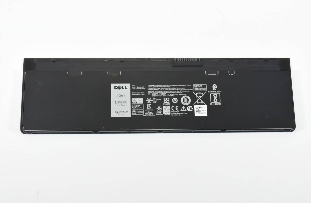 DELL WD52H battery / remainder capacity 85% and more charge possibility / 7.4V-45Wh/Latitude E7240 E7250 GVD76 F3G33 VFV59 etc. correspondence / secondhand goods 