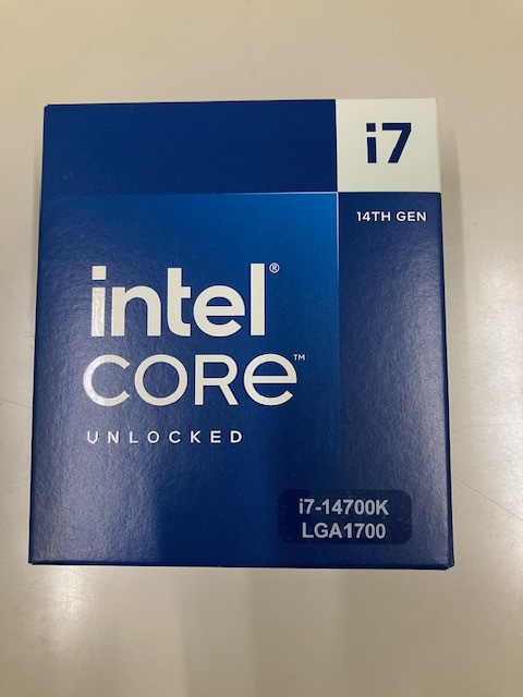 intel Core i7-14700K 第14世代 CPU 新品未使用未開封品 _画像1