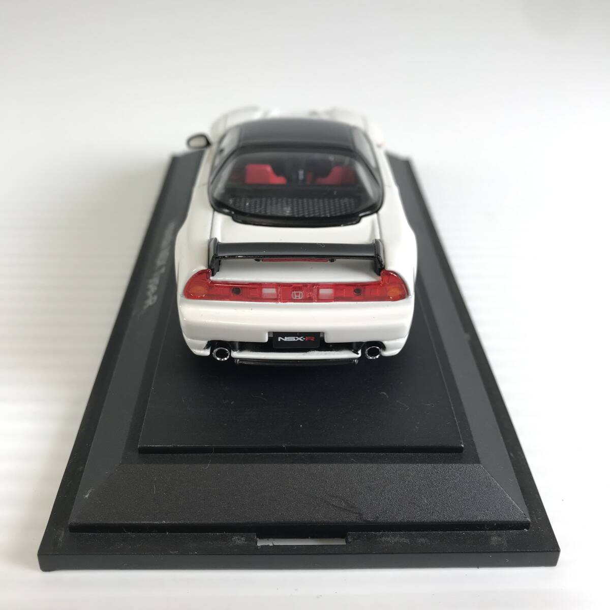 □中古品□ EBBRO エブロ ミニカー 1/43 HONDA ホンダ NSX タイプR ホワイト 一部破損あり_画像6