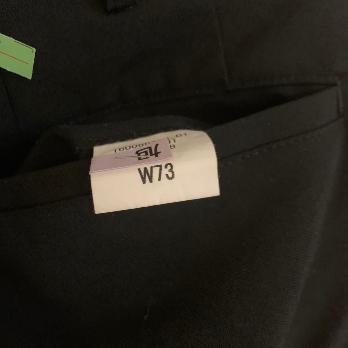 イレブンフィット 学生ズボン 標準型 夏用 ブラック ウエスト73