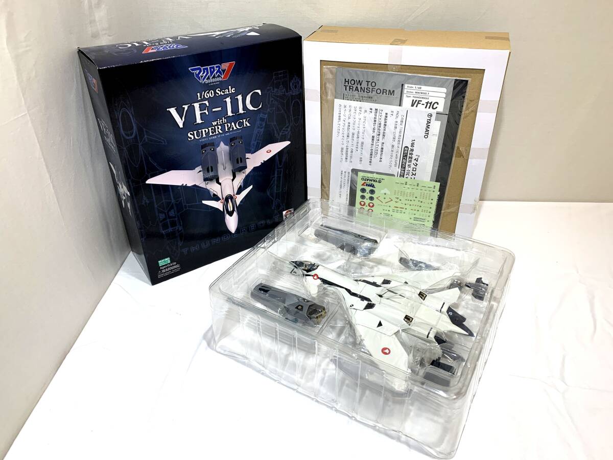 [ secondhand goods /80] VF-11C with super parts 1/60 complete deformation Macross 7...