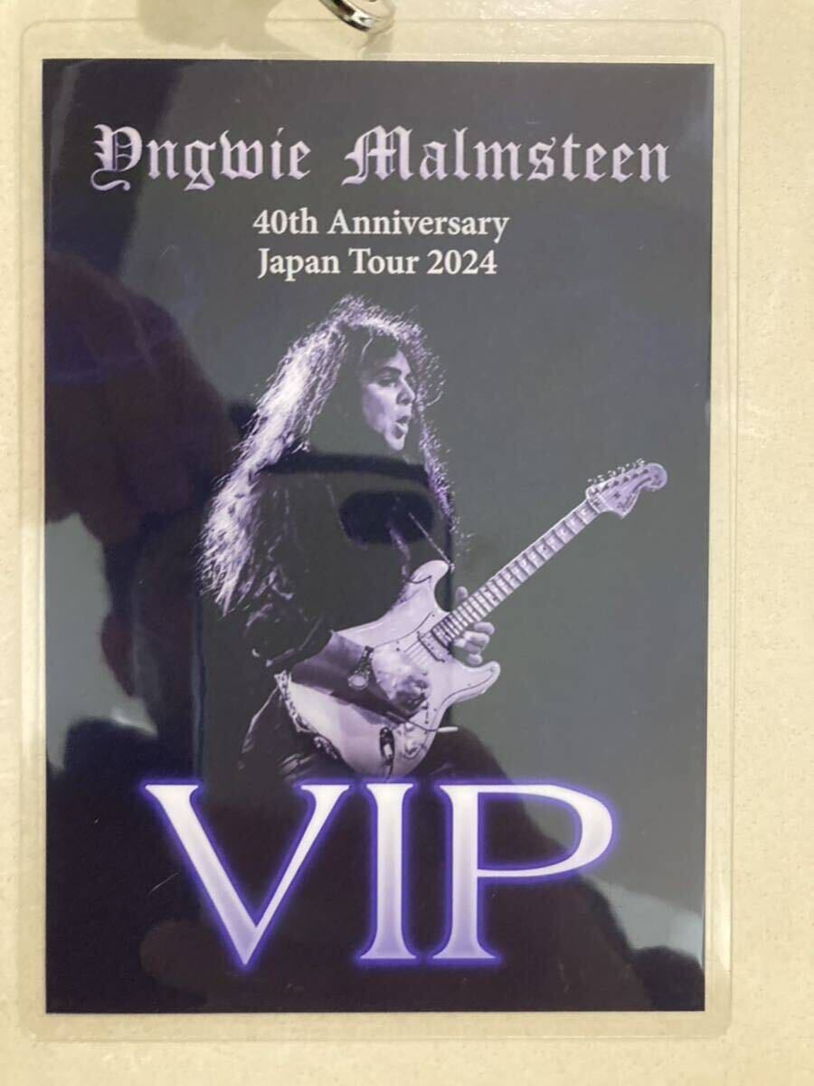 Yngwie Malmsteen 40th Anniversary 2024 Japan Tour tokyo VIPチケット購入特典品_画像3