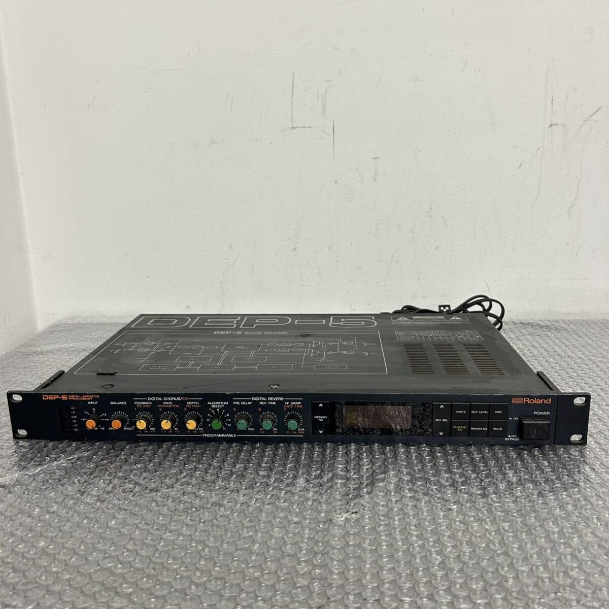 JA026542(054)-618/HK5000【名古屋】Roland ローランド DEP-5 DIGTAL EFFECTS PROCESSOR デジタル マルチ エフェクター_画像1