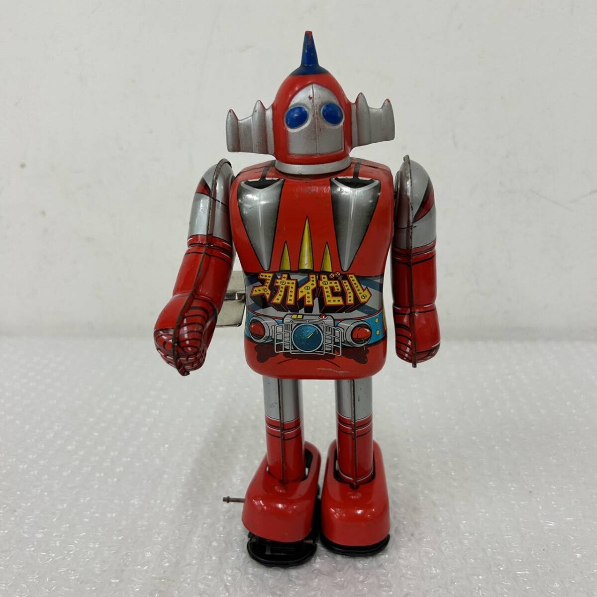 JA037676(061)-620/AS15000[ Nagoya ] poppy higashi .to way cosmos Tetsujin kyo- Dine Sky zeru tin plate zen my walk robot 