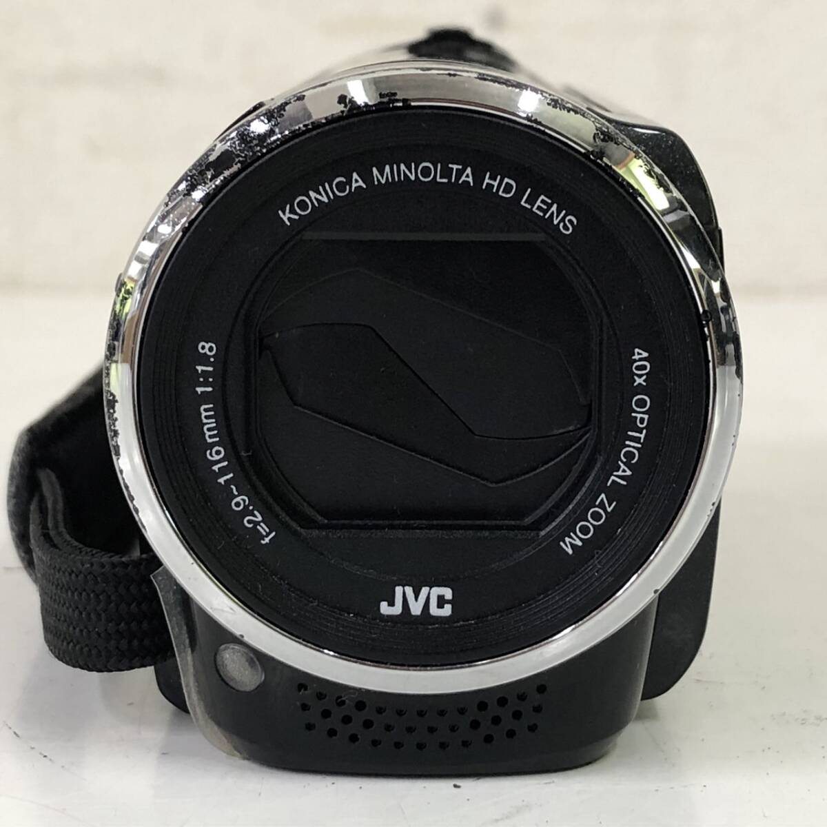 YA021805(061)-111/IS3000【名古屋】JVCケンウッド GZ-E265-B Everio VIDEO CAMERA ビデオカメラ_画像3