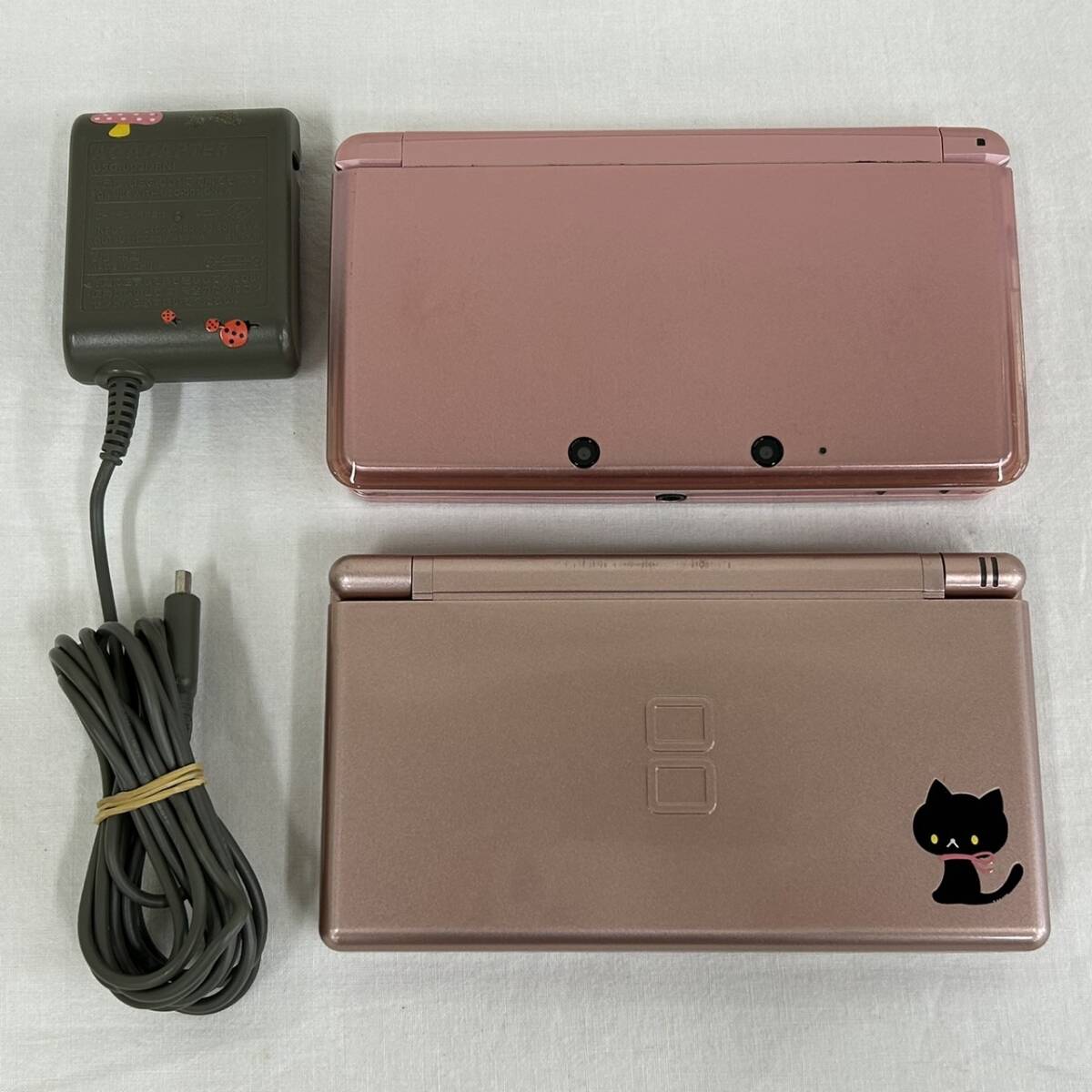 LA018214(061)-340/TN3000【名古屋】Nintendo ニンテンドー ゲーム機2点まとめ 3DS CTR-001 / DS Lite USG-001_画像1