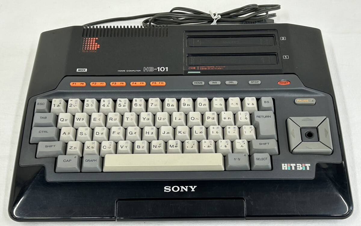 LB100276(054)-338/IR3000【名古屋】SONY ソニー HOME COMPUTER HB-101 MSX HITBIT ゲーム機_画像2