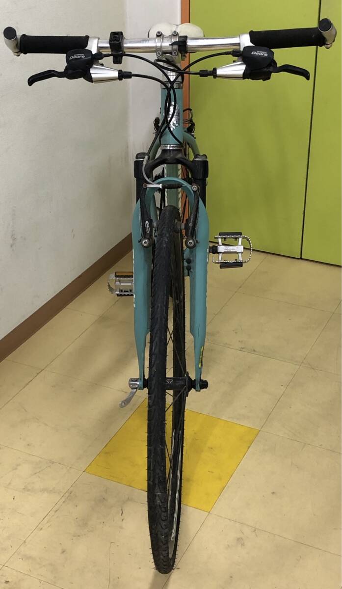 LA037379(053)-307/AM12000【名古屋から家財便また引取り】Bianchi ビアンキ PASSO 自転車（ジャンク品　パーツ取り　部品取りとして）_画像2