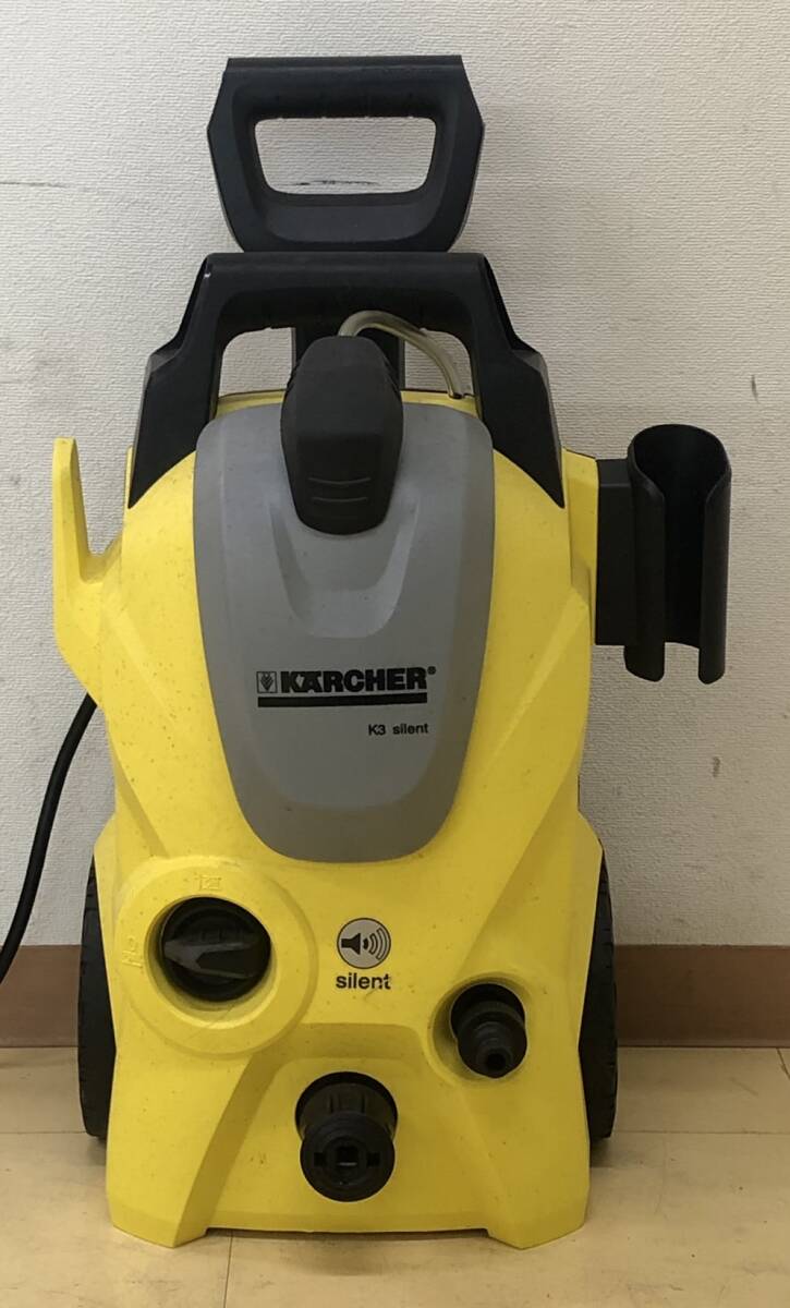 YA018214(061)-101/TN3000【名古屋引取り限定】KARCHER ケルヒャー K3 SILENT 093997 70101 1.601-449.0 高圧洗浄機_画像2