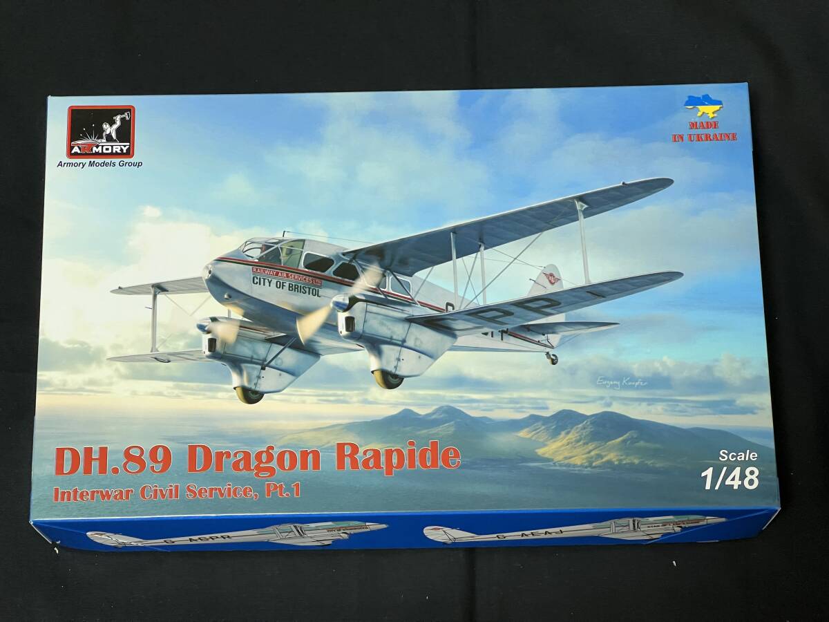 旅客機 1/48 DH.89 Dragon Rapide - Short-Haul Airliner Interwar Service Pt.1 - Railway Air Services 1:48 Armory 48005