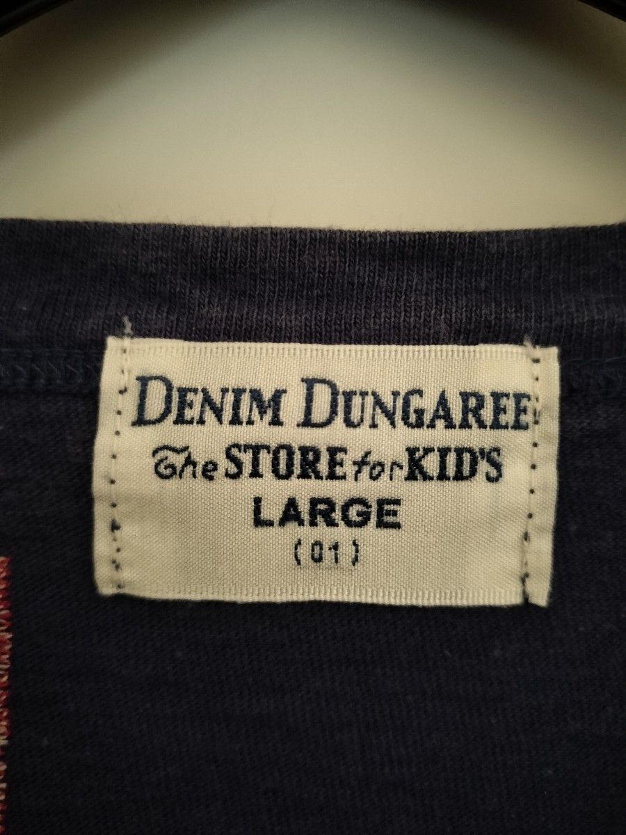 【ほぼ未使用】デニム&ダンガリー01 150 刺繍 アップリケ フェルト Tシャツ ゴートゥーハリウッドFITH