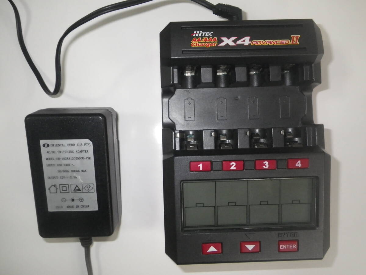 HITEC AA/AAA зарядное устройство для аккумулятора X4ADVANCEDⅡ