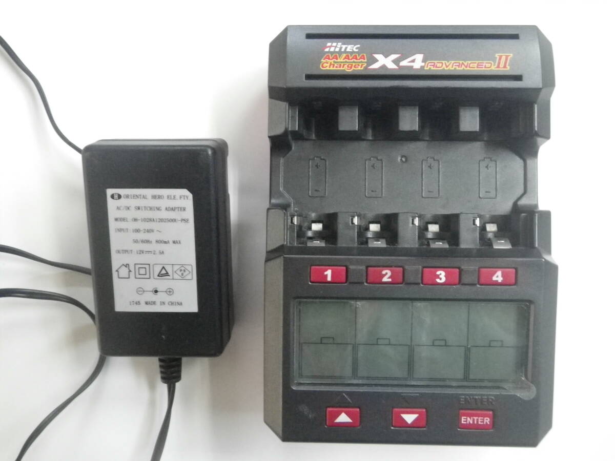 HITEC AA/AAA battery charger X4ADVANCEDⅡ