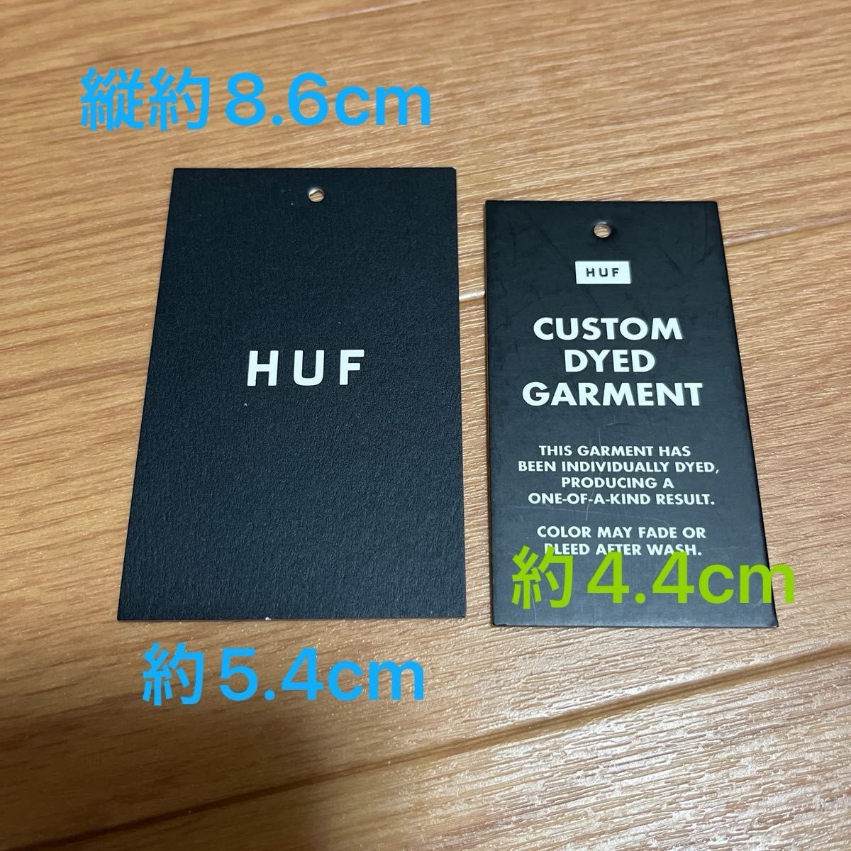 HUF 値札 カラビナ