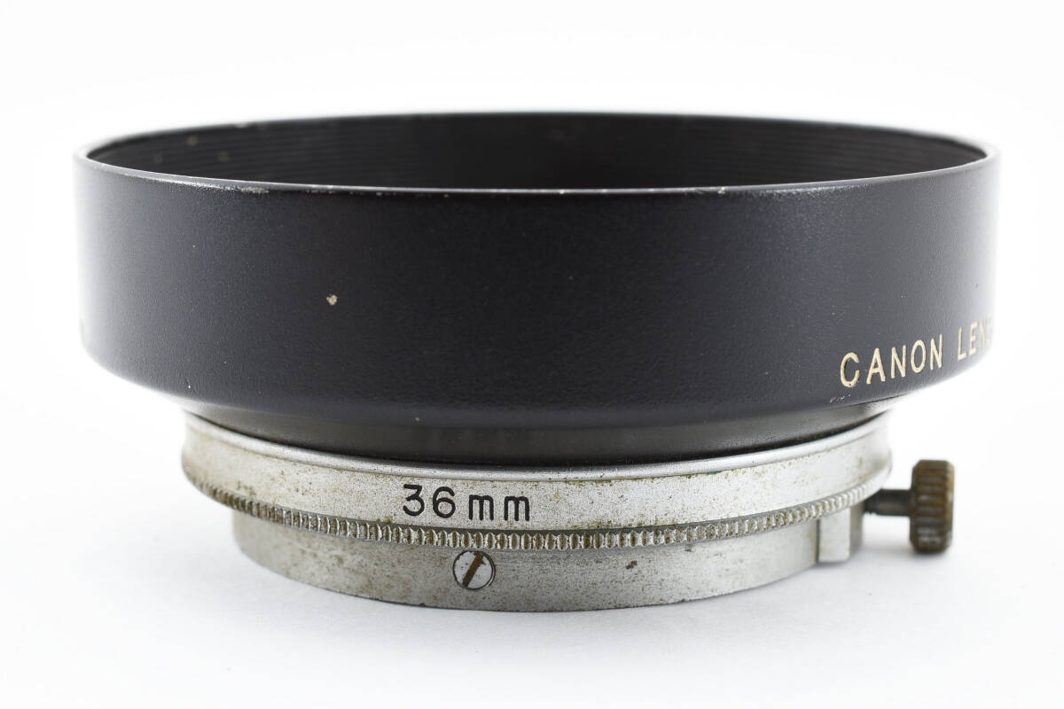 ★ 実用品★ CANON キヤノン 35mm F2.8 50mm F1.8 HOOD フード L マウント LEICA L39 ライカ #2136884_画像4