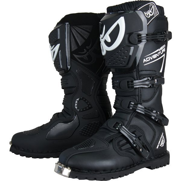  regular goods exhibition goods BERIK Berik Enduro boots 2312144 BLACK 41 size 25.5cm rom and rear (before and after) . road off roadtour motocross Trial 