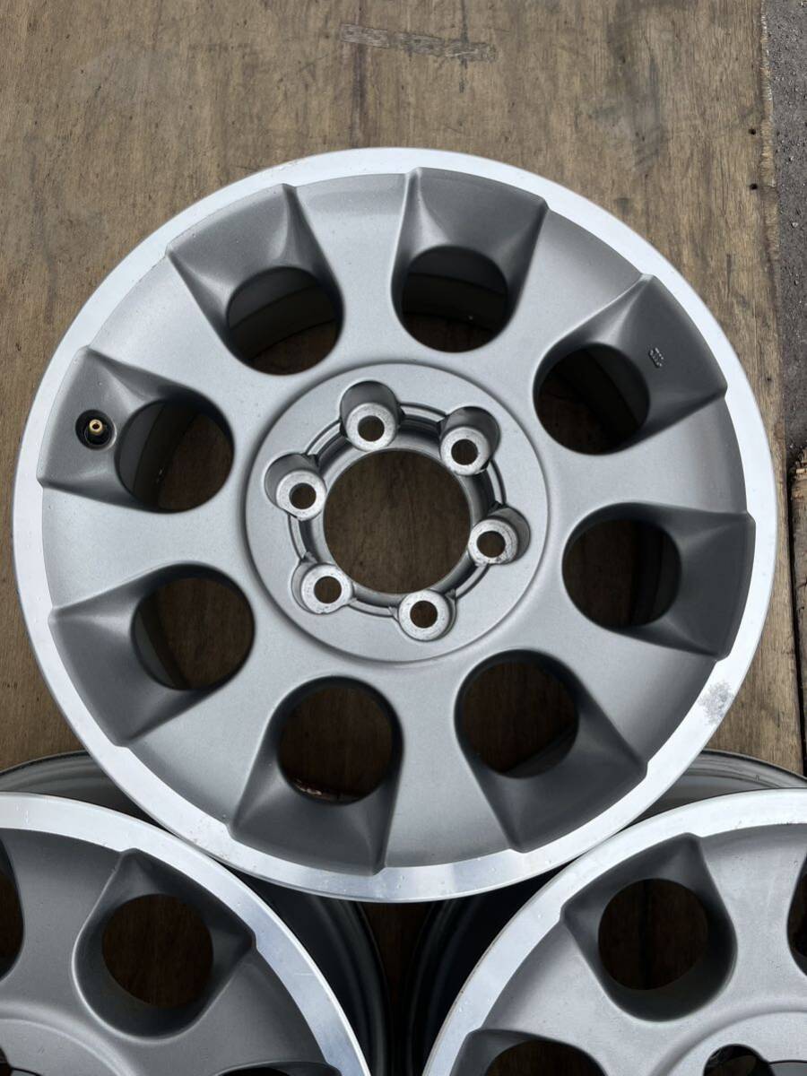 トヨタ FJクルーザ 17インチ 純正ホイール 17x7.5J ET+15 PCD139.7 6H アルミホイール 5本 セット_画像6