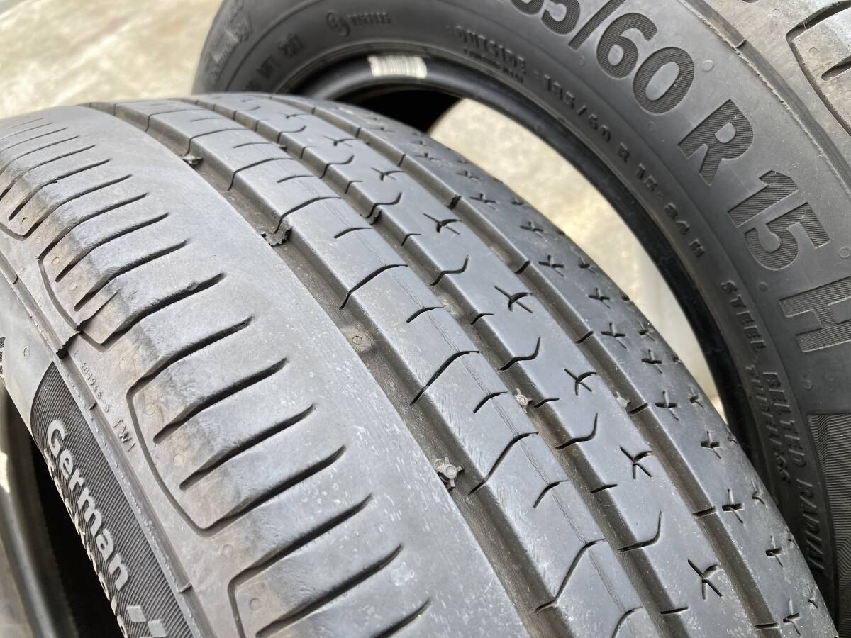 バリ山 コンチネンタル ComfortContact CC6 185/60R15 2本 アクア カローラ シエンタ ヤリス フィット_画像3