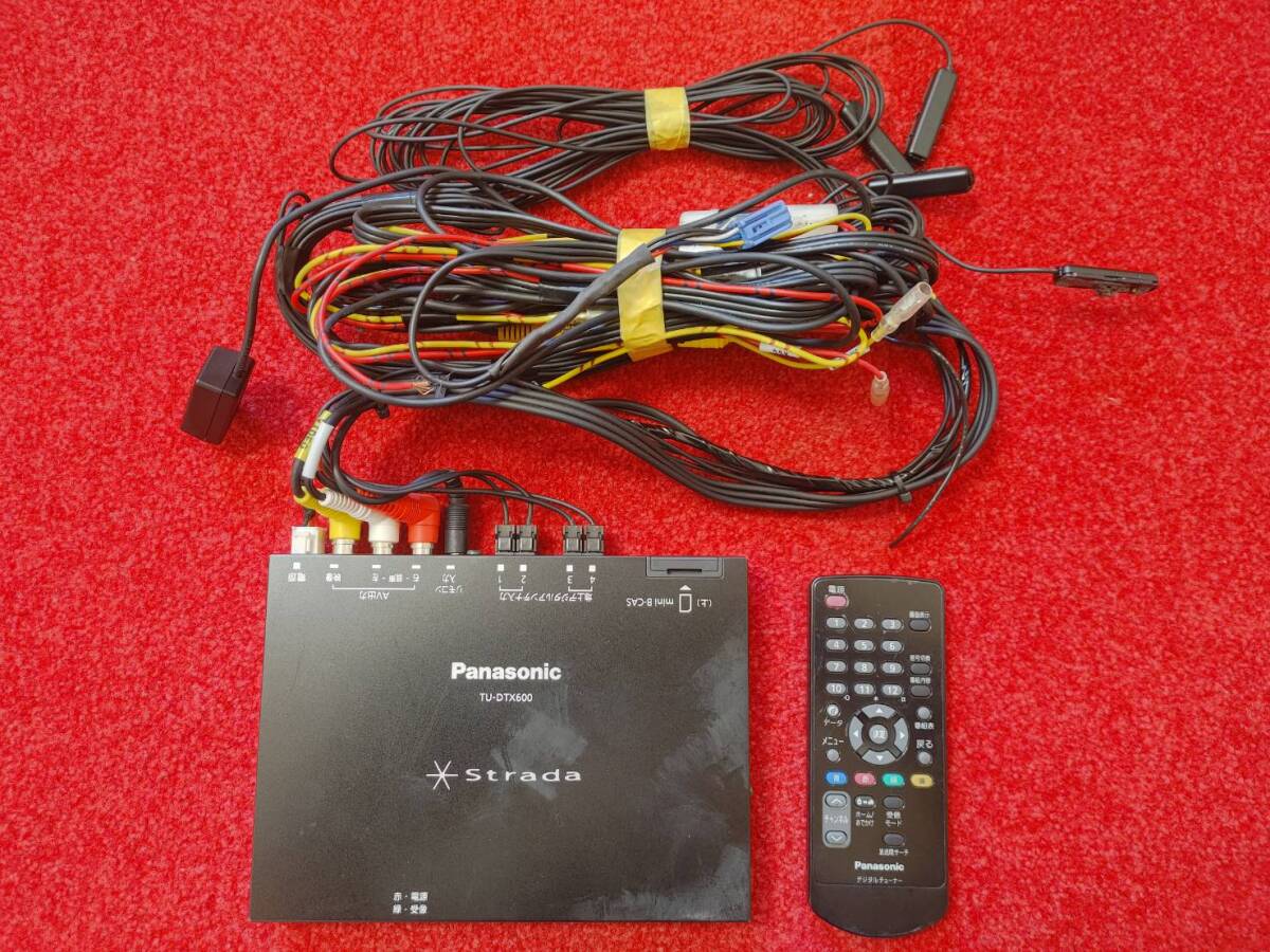 パナソニック ストラーダ Panasonic Strada 地デジチューナー TU-DTX600 リモコン付き & Rspec TTN-68A TV & ナビコントロールユニットの画像2