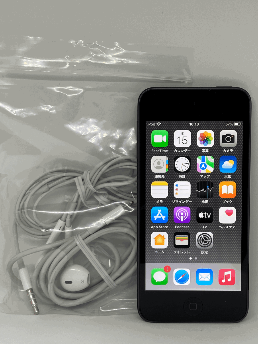 [ новый товар аккумулятор заменен серии последний модель ] Apple iPod touch no. 7 поколение 32GB Space серый б/у товар ② [ исправно работающий товар 1 иен старт ]