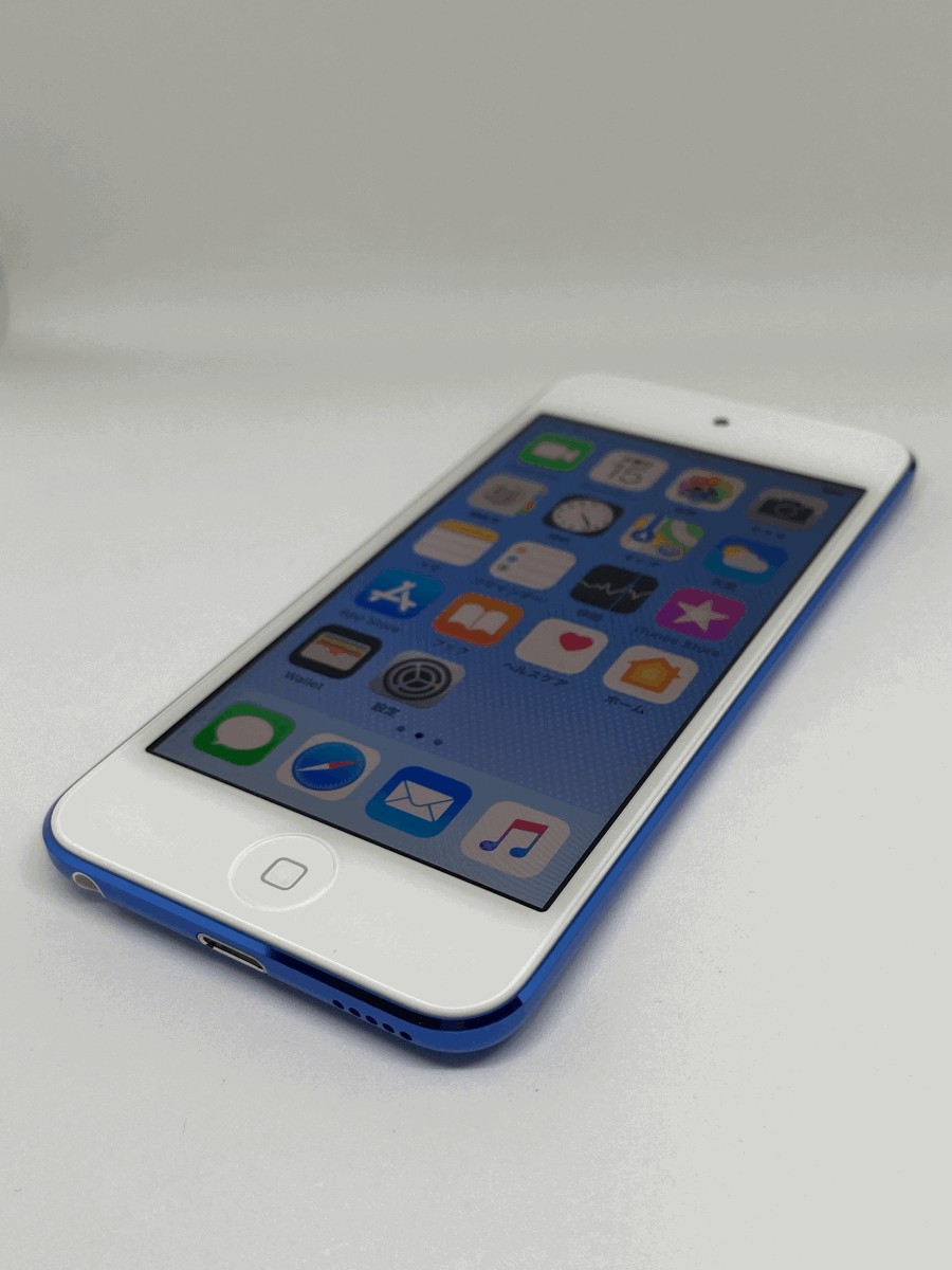【新品バッテリー交換済み】 Apple iPod touch 第6世代 32GB ブルー 中古品 ② 【完動品 1円スタート】_画像7