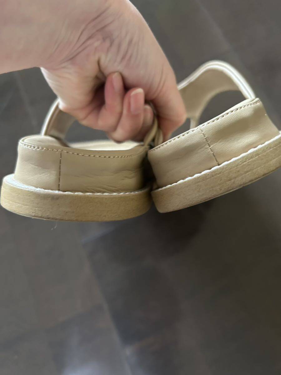  Spitz & Span * [VINILO] tongs sandals color beige size 37