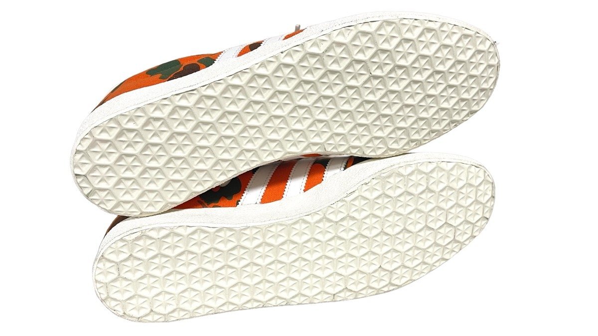 1 jpy * unused tag attaching * Adidas adidas*gazeruGazelle OG FY5381*26.5. low cut sneakers box attaching orange camouflage pattern 
