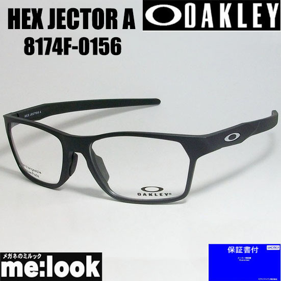 OAKLEY オークリー OX8174F-0156 眼鏡 メガネ フレーム OAKLEY HEX JECTOR A 度付可　サテンブラック ヘックスジェクター_画像1