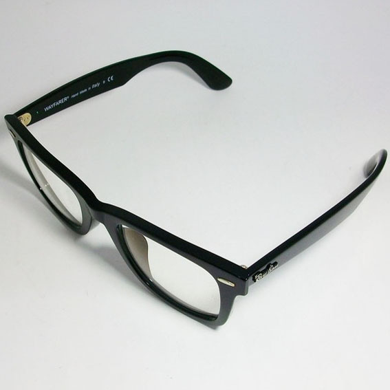 RayBan レイバン 調光ブルー伊達加工　眼鏡 メガネ フレーム RB2140F-SUNBL　52サイズ　度付可 ブラック　ASIAN FIT_画像3