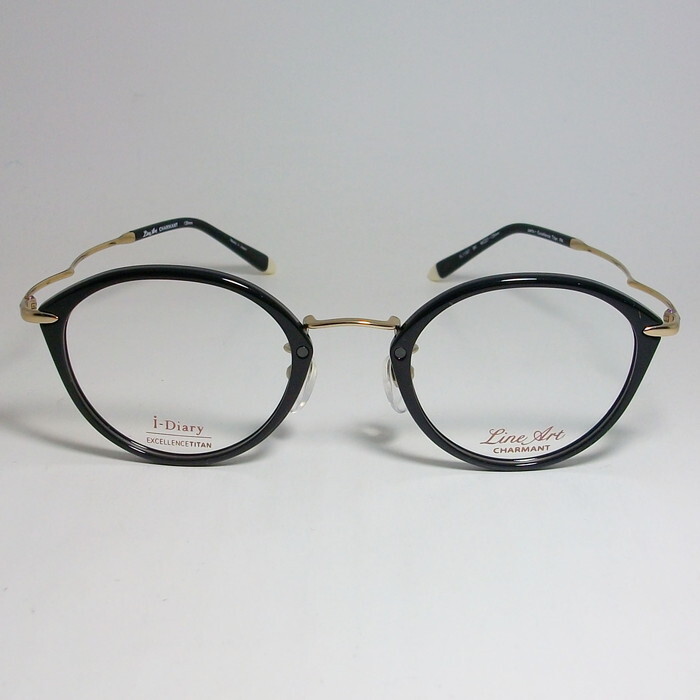 Line Art ラインアート 眼鏡 メガネ フレーム レディース 最高のかけ心地 形状記憶 XL11307-BK-46 度付可 ブラック_画像2