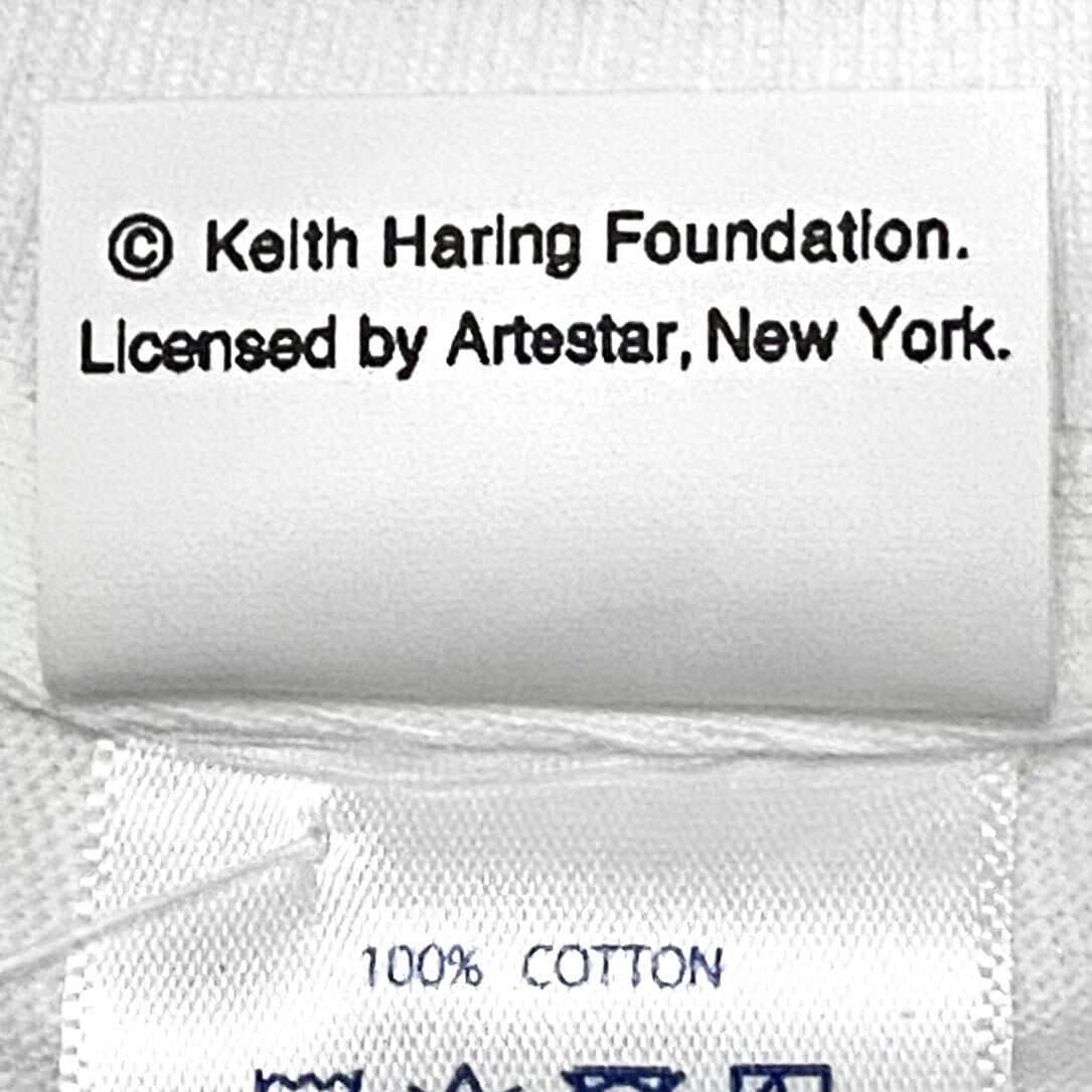 Keith Haring キース へリング SFMMA S/S TEE Tシャツ 半袖 トップス ホワイト M ユニセックス オフィシャル T-shirt_画像4
