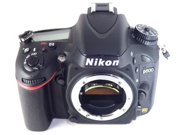 free shipping!! Nikon D600 Nikon body shutter 2,460 times work properly beautiful goods popular FX full size digital single‐lens reflex camera DSLR Digital Camera black 