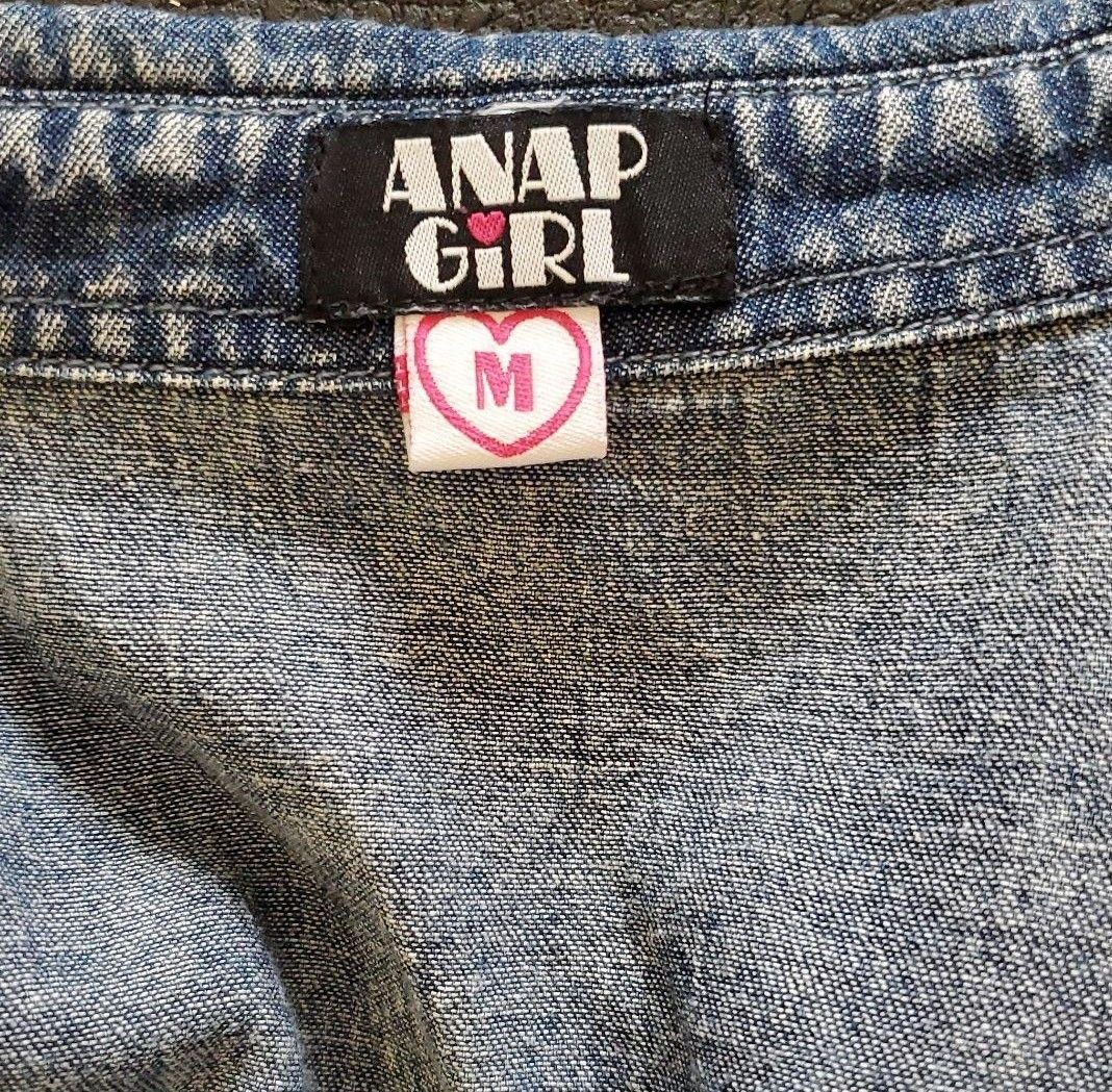 ANAP GIRL  デニム シャツ チュニック