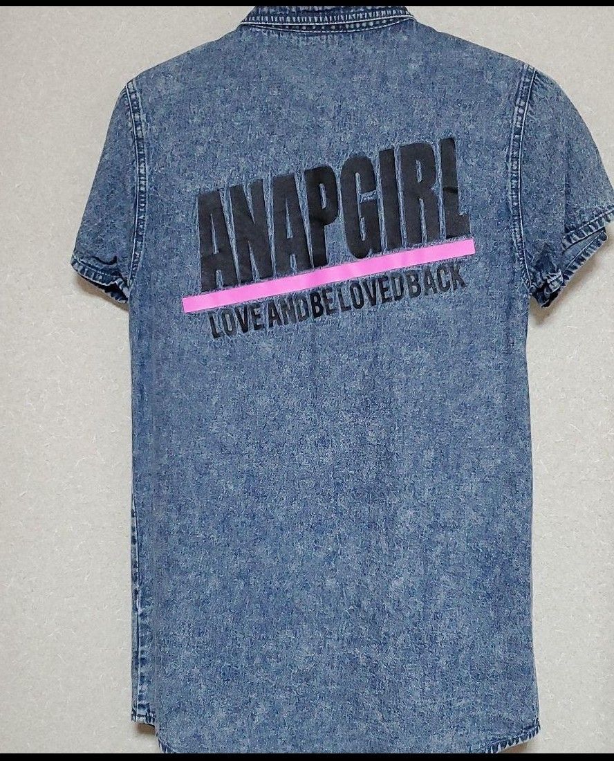 ANAP GIRL  デニム シャツ チュニック