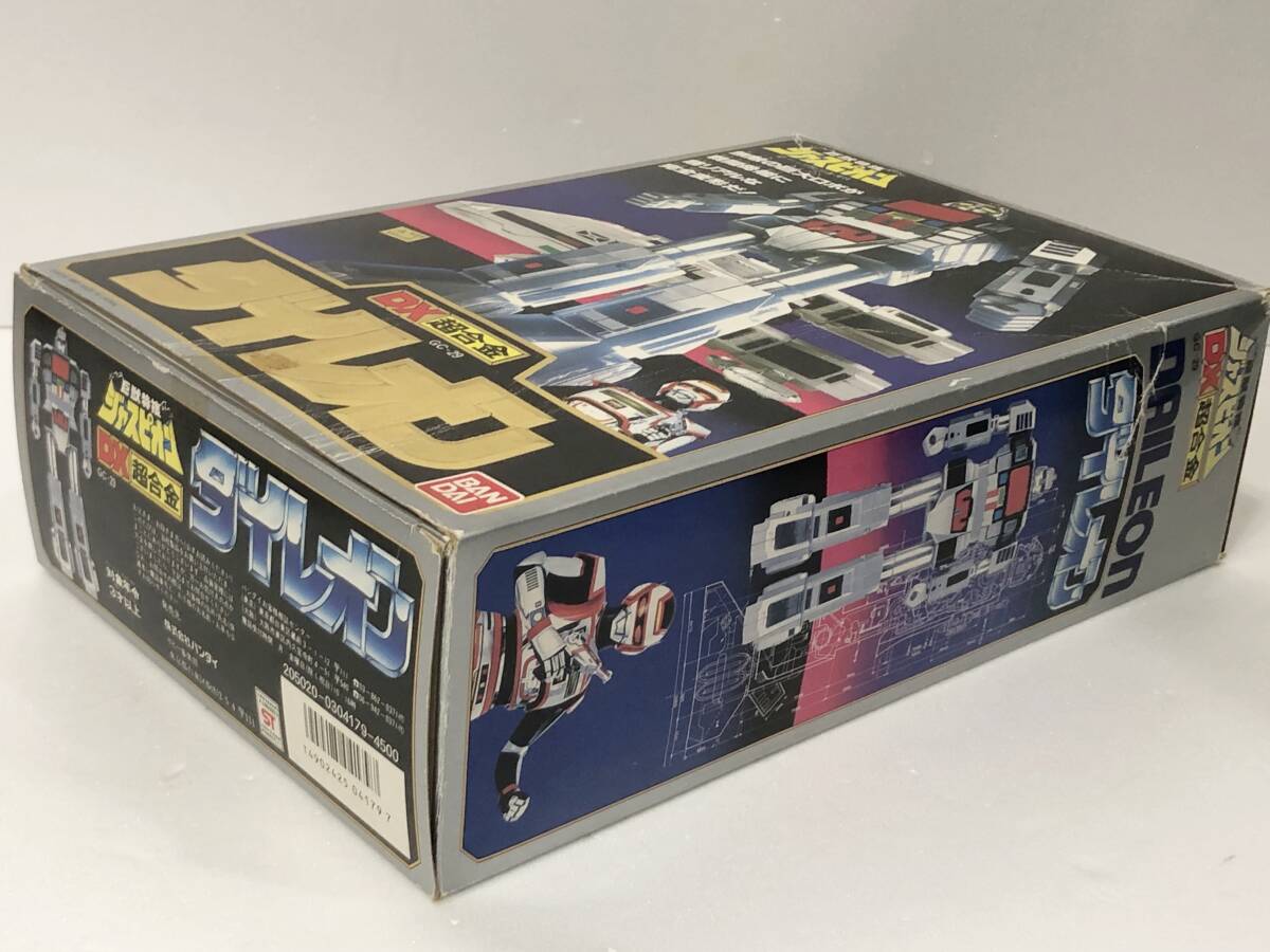 BANDAI Bandai DX Chogokin Kyouju Tokusou Jaspion large Leon GC-29 playing person booklet / out box attaching that time thing retro present condition goods AE011080