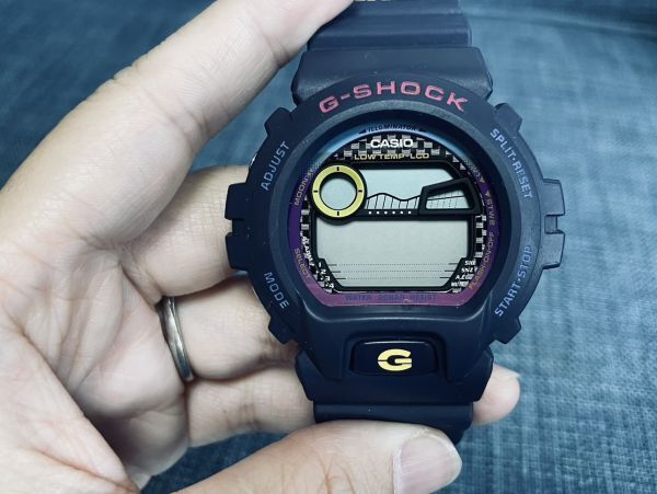 CASIO G-SHOCK RESIST GLX-6900A ネイビー 腕時計 デジタル 防水 G-LIDE スポーツウォッチ カシオ ジーショック とけい_画像3