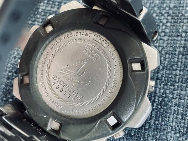 CASIO G-SHOCK MR-G MRG-1000 TACTICIAN タクティシャン 最高峰 コレクション 腕時計 カシオ ジーショック とけい_画像9