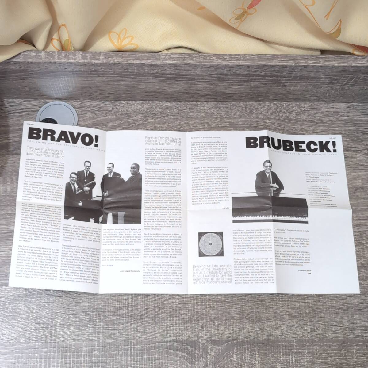 【CD】 紙ジャケット DAVE BRUBECK BRAVO BRUBECK デイヴ ブルーベック ブラボーブルーベック+1 SRCS9527 ジャズJAZZ音楽 マスターサウンド_画像4