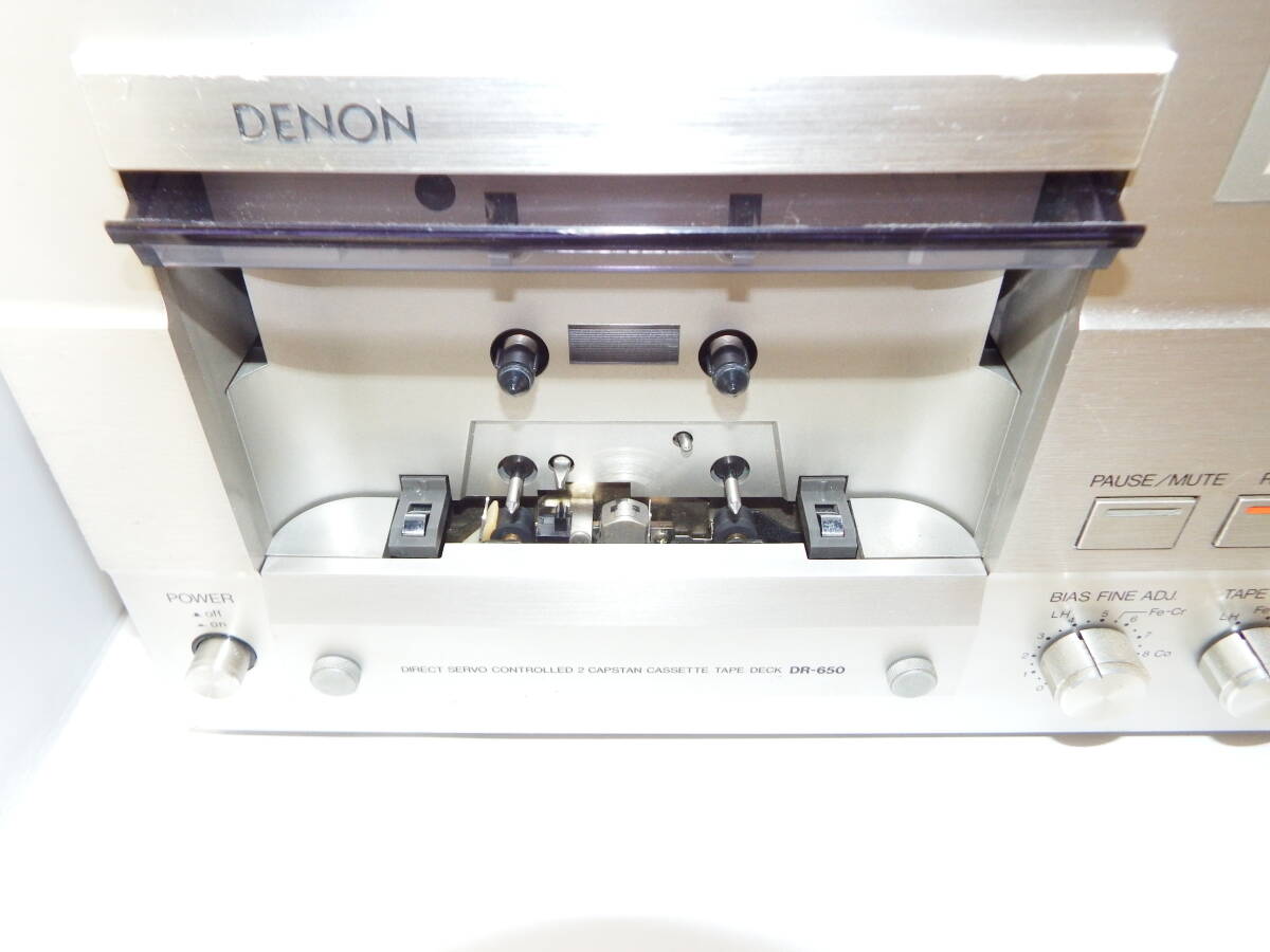 ★DENON DR-650 ステレオカセットデッキ デノン★の画像4