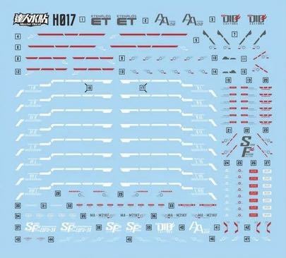 HG 1/144 ストライクフリーダムガンダム用水転写式デカール　並行輸入品　HGCE_画像2