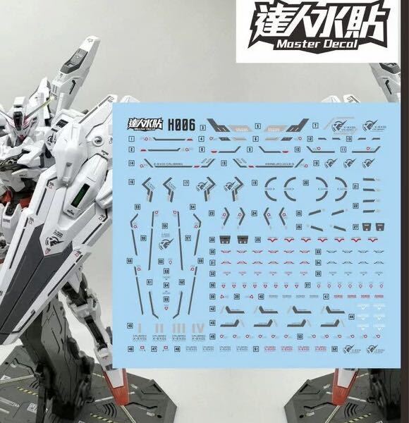 HG 1/144 水星の魔女 ガンダムキャリバーン用水転写式デカール　並行輸入品_画像1