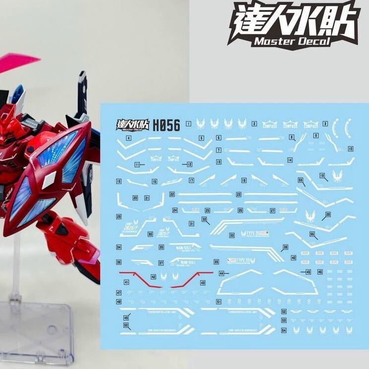 HG 1/144 ゲルググメナース（ルナマリア・ホーク専用機）用水転写式デカール　並行輸入品_画像1