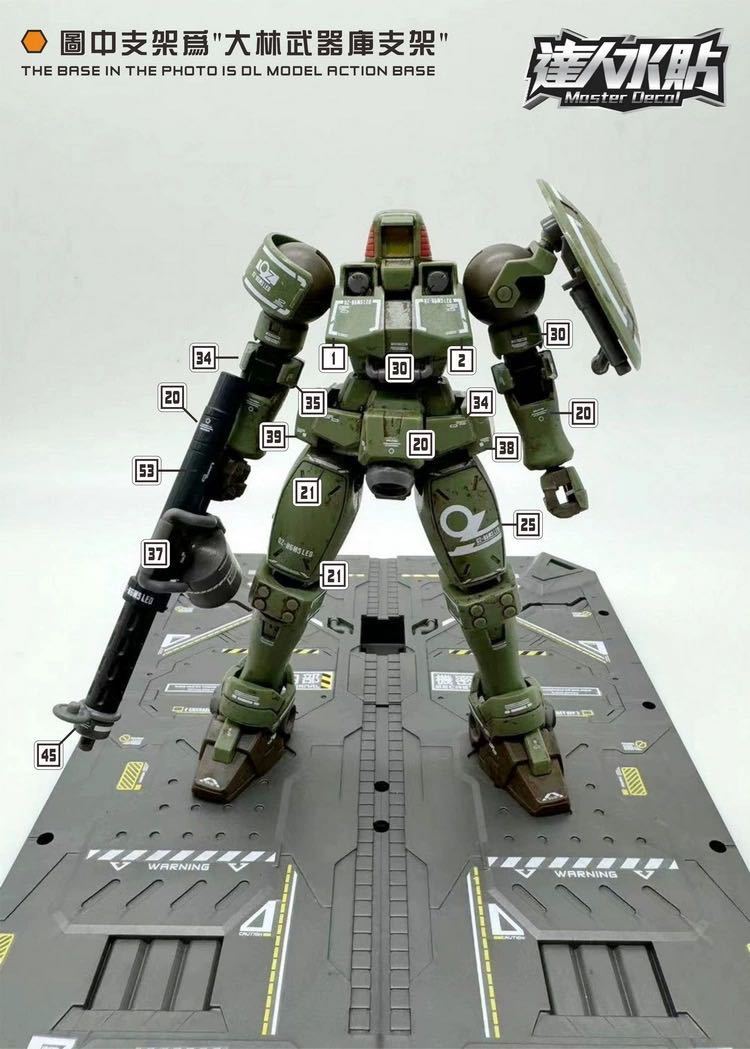 HG 1/144 LEO リーオー用水転写式デカール　並行輸入品_画像3