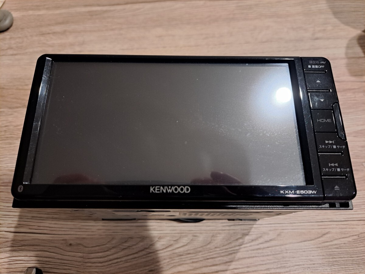 【送料無料】ケンウッド　KXM-E503WS メモリーナビ DVD スズキ純正 200mmワイド　TV CD KENWOOD ナビ ジムニー　スペーシア　ハスラー_画像1