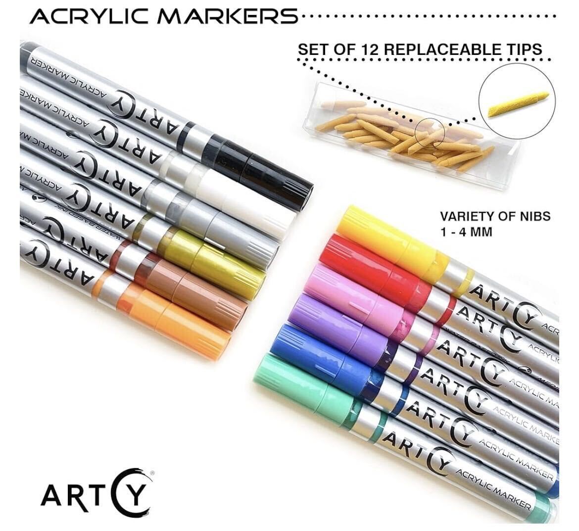 * acrylic fiber paint pen 1 2 ps. acrylic fiber paint marker middle character (2mm) oiliness .... sketch paint picture 