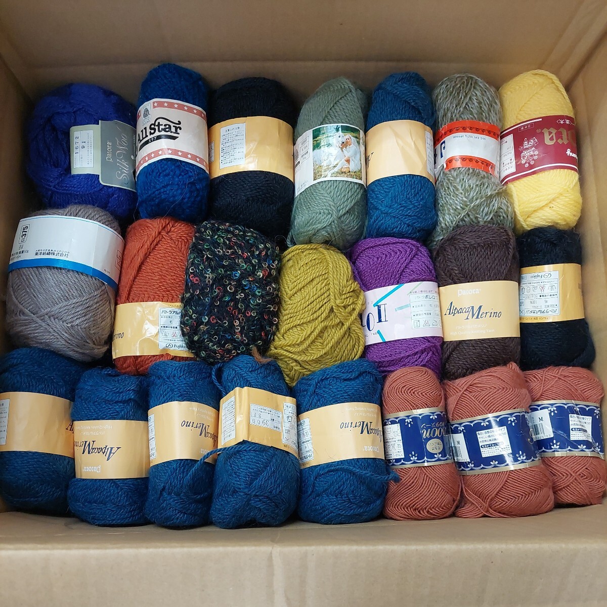 100円〜 Z2 毛糸 手芸材料 編み物◆種類色々まとめてセット_画像2