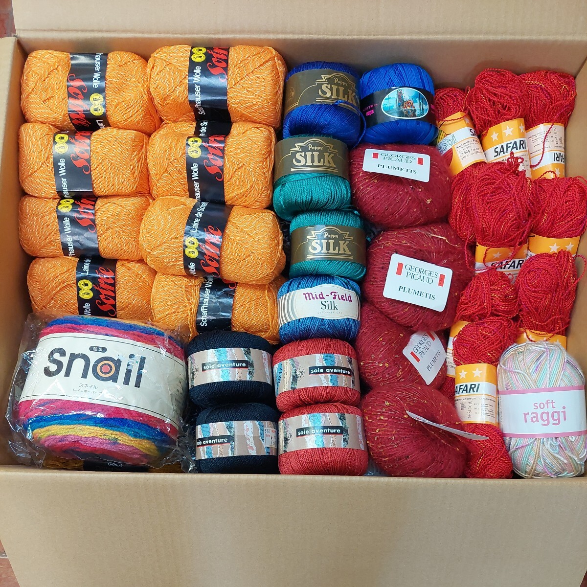 100 jpy ~ 7 lucky bag stock disposal knitting wool handicrafts raw materials knitting *.. knitting wool exist ..~ together set including in a package un- possible 