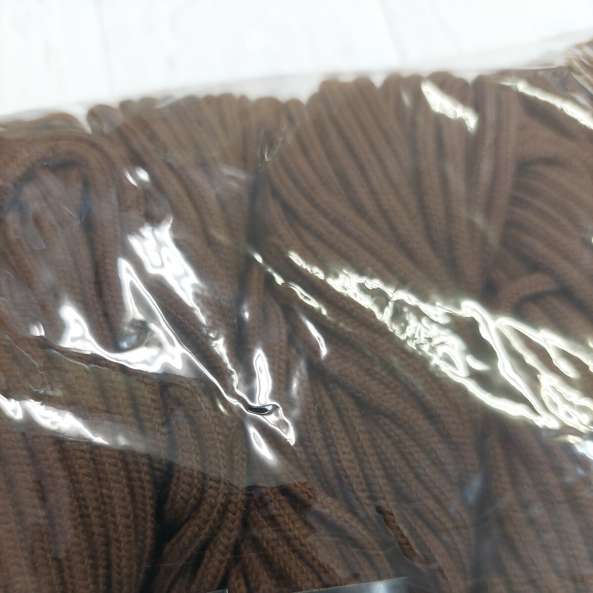 100円〜 エクトリー 毛糸 手芸材料 編み物◆服飾用アクセサリーコード 茶色・10カセ_画像3